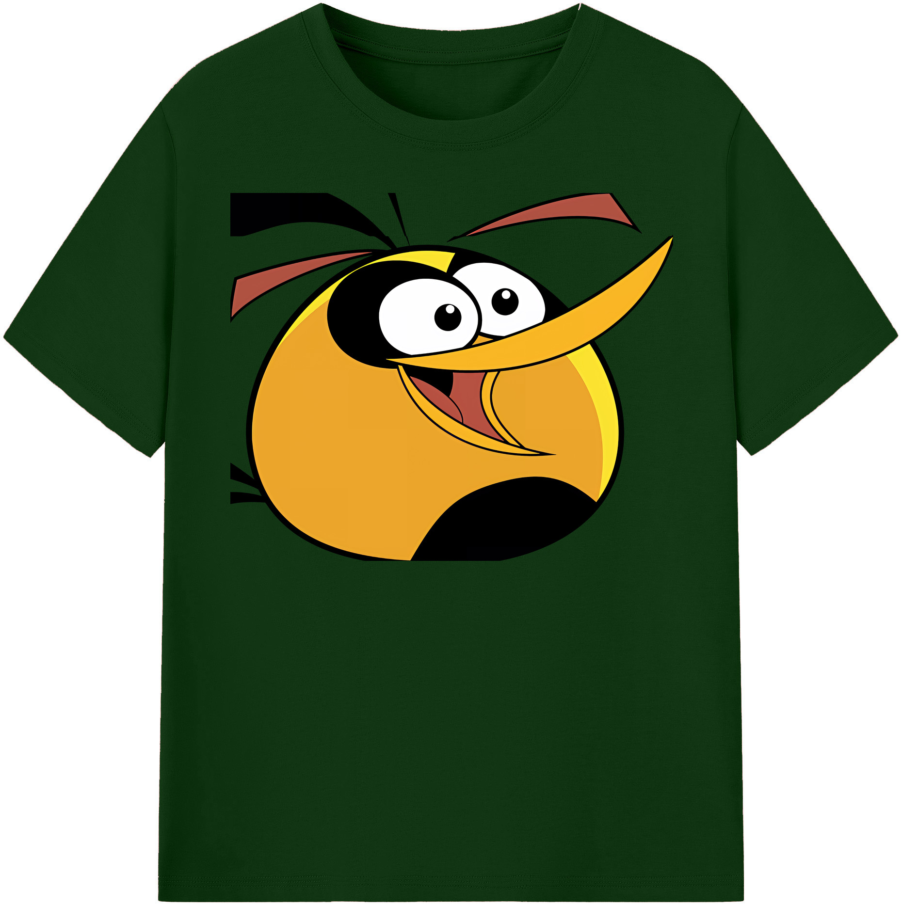 （画像用） Angry Birds アングリーバード 綿100％半袖Tシャツ（フロントプリント）